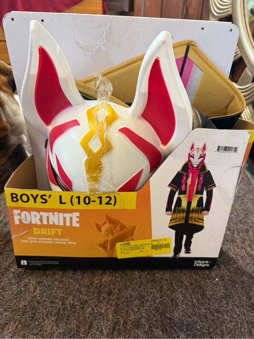 Boys Fortnite Drift Cosplay Costume/Outfit